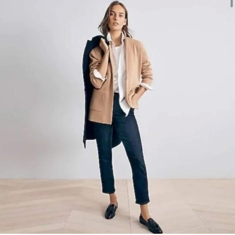 J. Crew Open Front Sweater Blazer in 100% merino wool